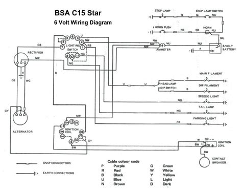 Bsa C15 Wiring Diagram