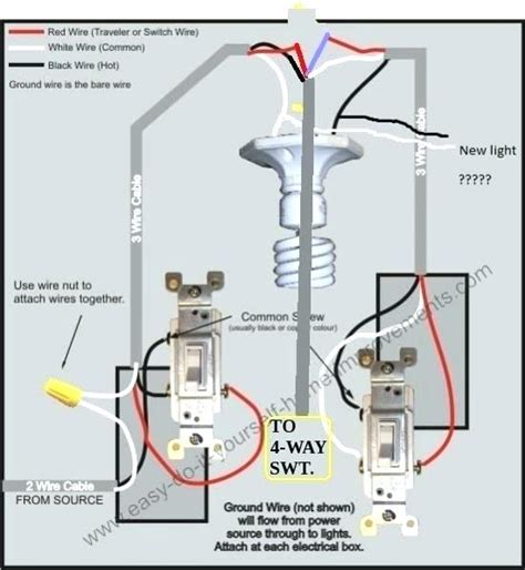 Light Switch Wiring Diagram Red Black White